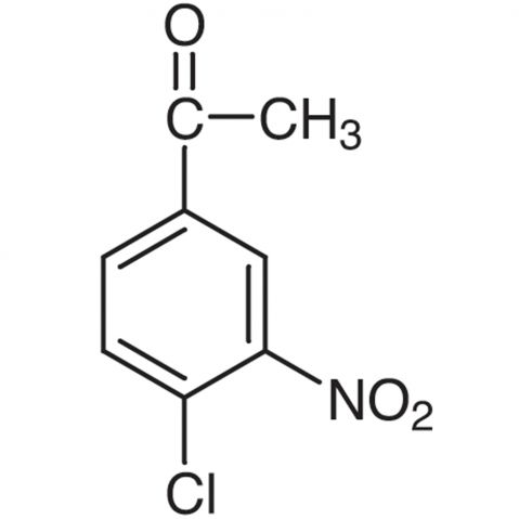 4'-Chloro-3'-nitroacetophenone 化学構造