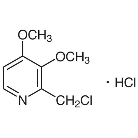 2-(Chloromethyl)-3,4-dimethoxypyridine hydrochloride Chemical Structure