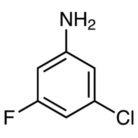 3-Chloro-5-fluoroaniline Chemische Struktur