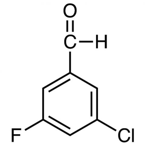 3-Chloro-5-fluorobenzaldehyde Chemische Struktur