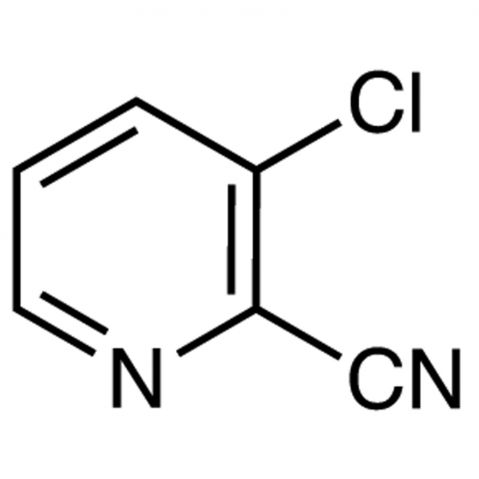 3-Chloro-2-cyanopyridine 化学構造