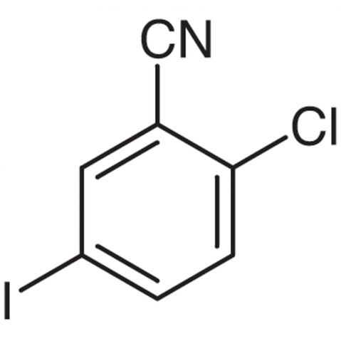 2-Chloro-5-iodobenzonitrile Chemische Struktur