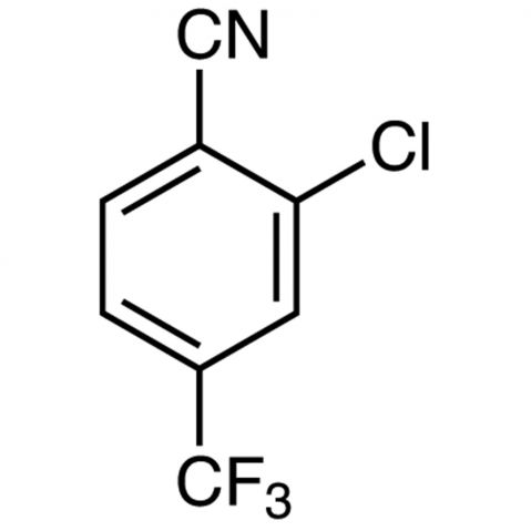 2-Chloro-4-(trifluoromethyl)benzonitrile Chemical Structure