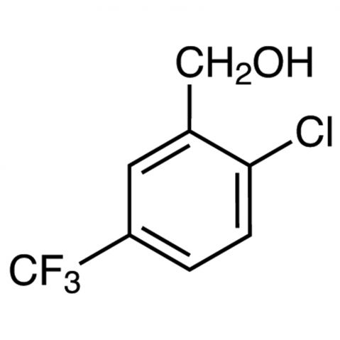 2-Chloro-5-(trifluoromethyl)benzyl alcohol 化学構造