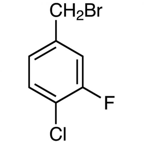 4-Chloro-3-fluorobenzyl Bromide التركيب الكيميائي