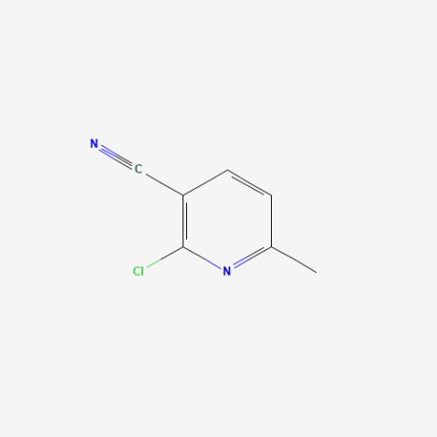 2-Chloro-6-methyl-3-pyridinecarbonitrile التركيب الكيميائي