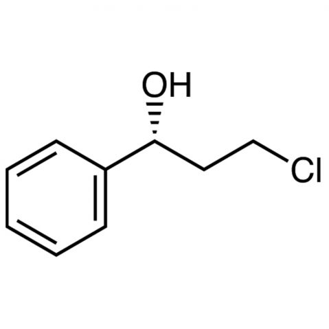 (R)-(+)-3-Chloro-1-phenyl-1-propanol Chemical Structure