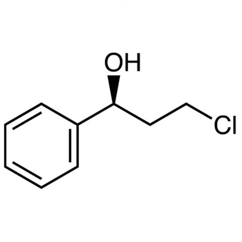 (S)-(-)-3-Chloro-1-phenyl-1-propanol Chemische Struktur