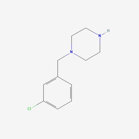 1-(3-Chlorobenzyl)piperazine التركيب الكيميائي