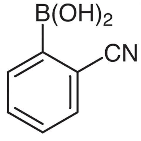 2-Cyanobenzeneboronic acid 化学構造