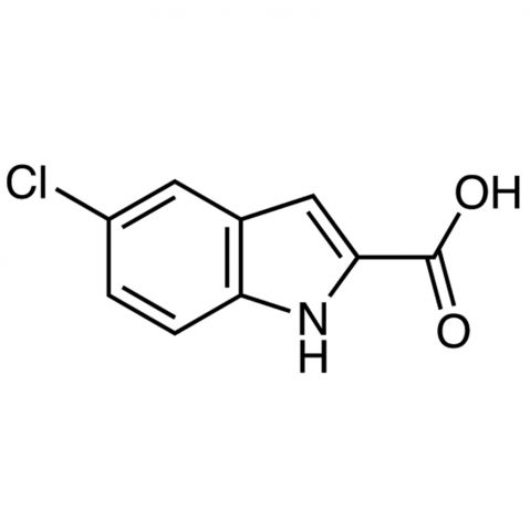 5-Chloroindole-2-carboxylic acid Chemical Structure