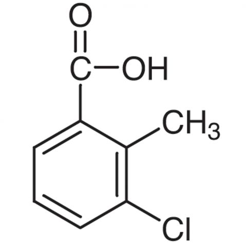 3-Chloro-2-methylbenzoic acid Chemical Structure