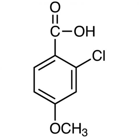 2-Chloro-4-methoxybenzoic acid Chemical Structure