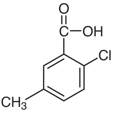 2-Chloro-5-methylbenzoic acid Chemische Struktur