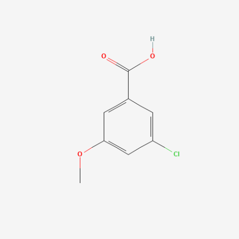 3-Chloro-5-methoxybenzoic acid Chemische Struktur