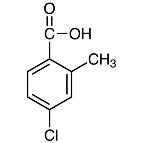 4-Chloro-2-methylbenzoic acid Chemical Structure