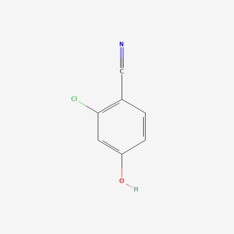 2-Chloro-4-hydroxybenzonitrile Chemische Struktur