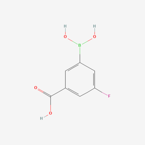 3-Carboxy-5-fluorobenzeneboronic acid(contains varying amounts of Anhydride) Chemical Structure