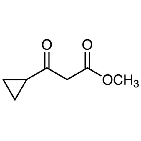 3-Cyclopropyl-3-oxopropionic Acid Methyl Ester Chemical Structure