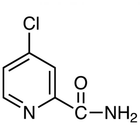 4-Chloro-pyridine-2-carboxylic acid amide Chemische Struktur