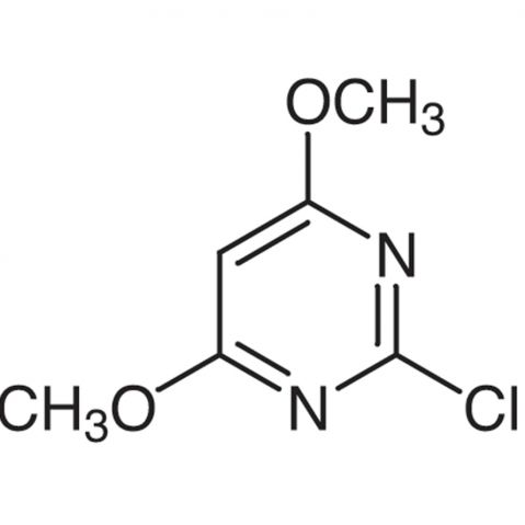 2-Chloro-4,6-dimethoxypyrimidine 化学構造