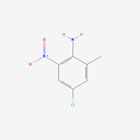 4-Chloro-2-methyl-6-nitroaniline Chemische Struktur