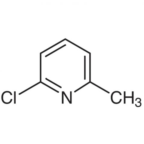 2-Chloro-6-methylpyridine Chemische Struktur