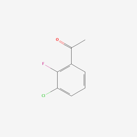 3-Chloro-2-fluoroacetophenone Chemische Struktur