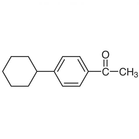 4'-Cyclohexylacetophenone التركيب الكيميائي