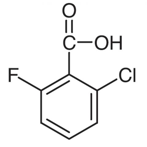 2-Chloro-6-fluorobenzoic Acid Chemische Struktur