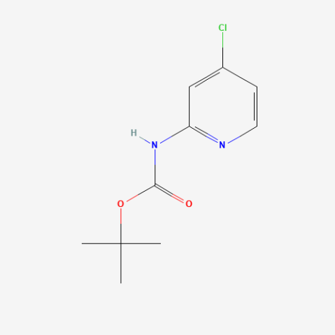 (4-Chloro-pyridin-2-yl)-carbamic acid tert-butyl ester التركيب الكيميائي