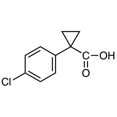 1-(4-Chlorophenyl)cyclopropanecarboxylic acid 化学構造