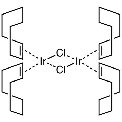 Chlorobis(cyclooctene)iridium(I)dimer Chemical Structure