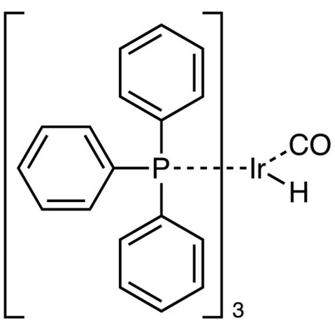 Carbonylhydridotris(triphenylphosphine)iridium(I) Chemical Structure