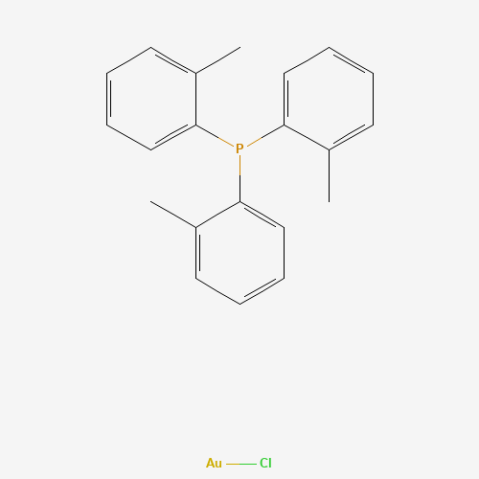 Chloro[tri(o-tolyl)phosphine]gold(I) Chemical Structure