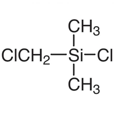 (Chloromethyl)dimethylchlorosilane Chemische Struktur