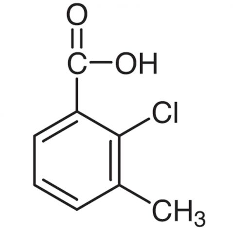 2-Chloro-3-methylbenzoic Acid Chemical Structure