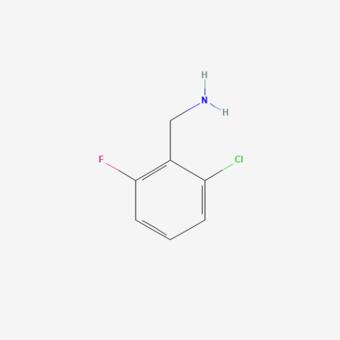 2-Chloro-6-fluorobenzylamine Chemische Struktur