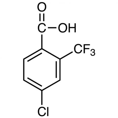 4-Chloro-2-(trifluoromethyl)benzoic acid Chemical Structure