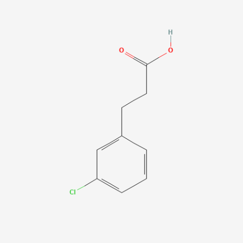 3-(3-Chlorophenyl)propionicacid Chemical Structure