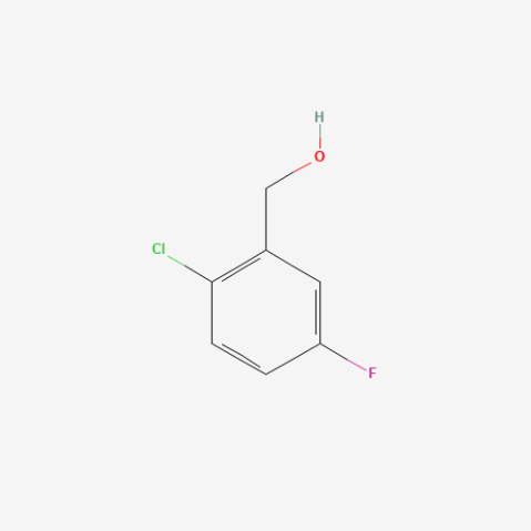 2-Chloro-5-fluorobenzyl alcohol Chemische Struktur