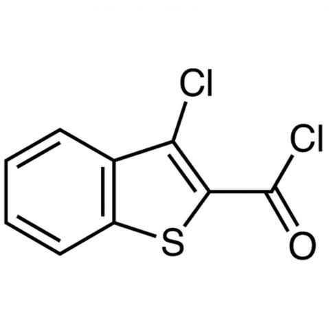 3-Chlorobenzo[b]thiophene-2-carbonyl Chloride Chemical Structure