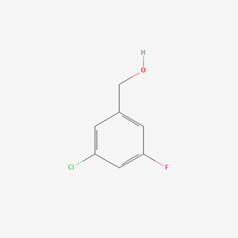 3-Chloro-5-fluorobenzyl alcohol 化学構造