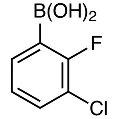 3-Chloro-2-fluorobenzeneboronic Acid (contains varying amounts of Anhydride) Chemical Structure