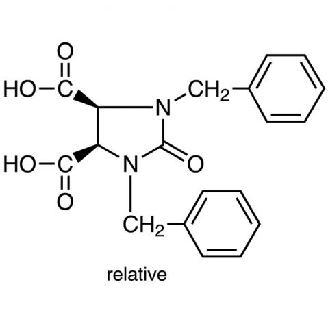 cis-1，3-dibenzyl-2-oxoimidazolidine-4，5-dicarboxylic acid التركيب الكيميائي