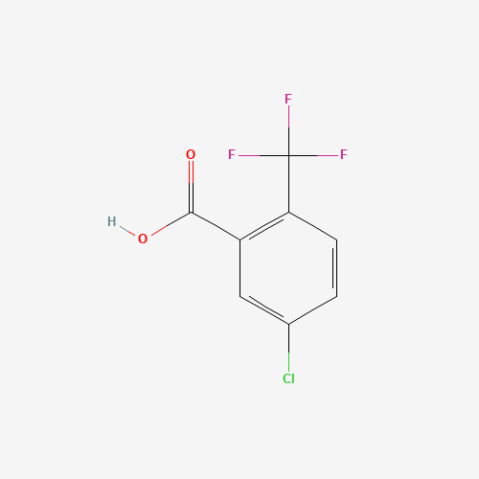 5-Chloro-2-(trifluoromethyl)benzoic acid Chemical Structure