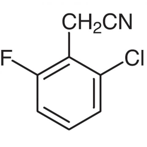 2-Chloro-6-fluorobenzyl Cyanide Chemische Struktur