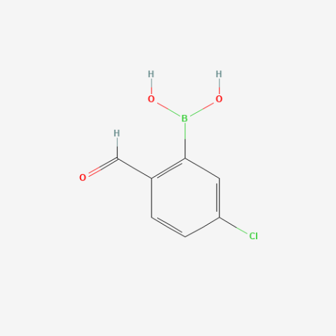 5-Chloro-2-formylphenylboronic acid Chemical Structure