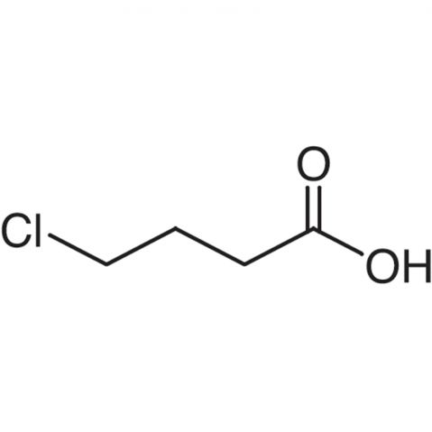 4-Chlorobutyric Acid 化学構造