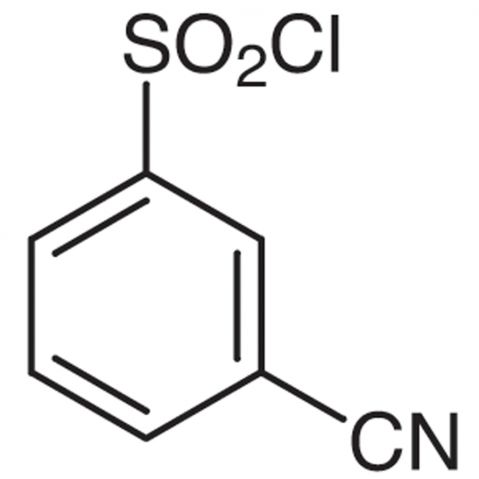 3-Cyanobenzenesulfonyl Chloride Chemische Struktur